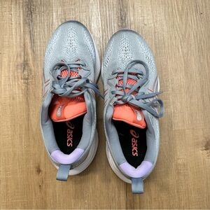 ASICS FFblast Lightweight Gray & Coral Running Shoes